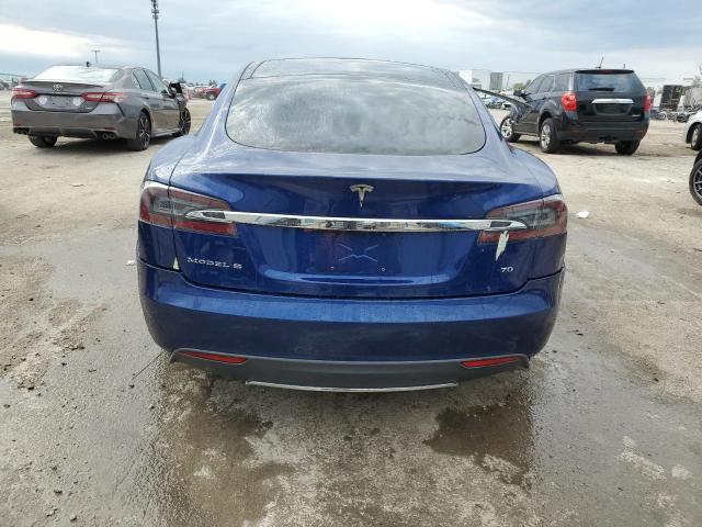 5YJSA1E11GF130068 - 2016 TESLA MODEL S Mavi foto 6