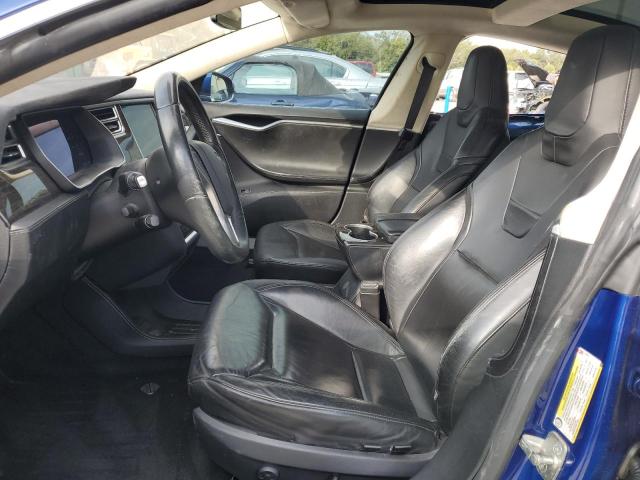 5YJSA1E11GF130068 - 2016 TESLA MODEL S Mavi foto 7