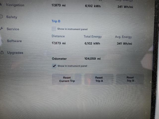 5YJSA1E11GF130068 - 2016 TESLA MODEL S Mavi foto 9