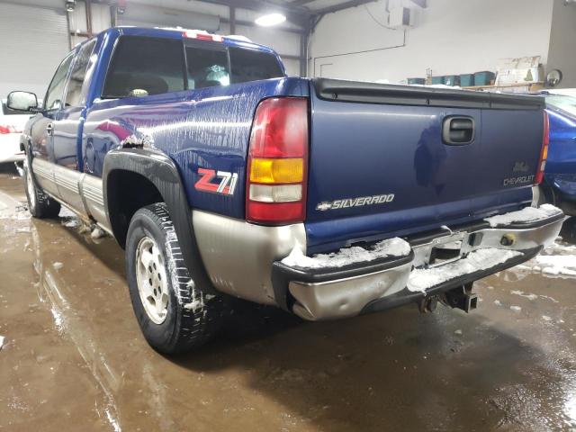 2GCEK19T3Y1141390 - 2000 CHEVROLET SILVERADO K1500 BLUE photo 2