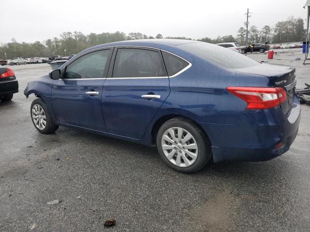 3N1AB7AP7KY386138 - 2019 NISSAN SENTRA S BLUE photo 2