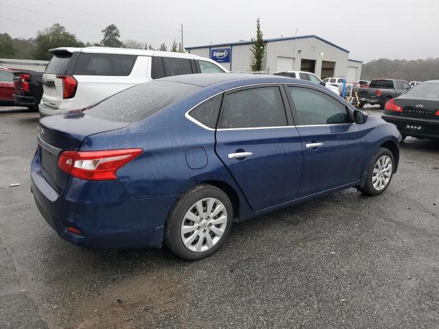 3N1AB7AP7KY386138 - 2019 NISSAN SENTRA S BLUE photo 3