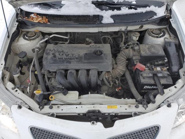 5Y2SL65876Z402698 - 2006 PONTIAC VIBE WHITE photo 11