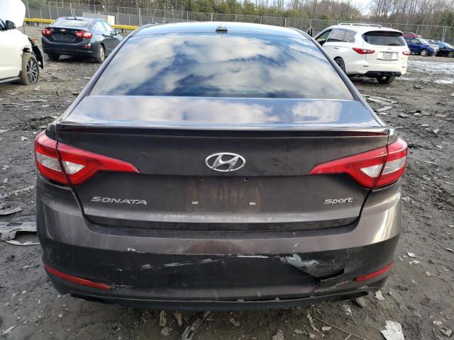 5NPE34AF4GH421627 - 2016 HYUNDAI SONATA SPORT BROWN photo 6