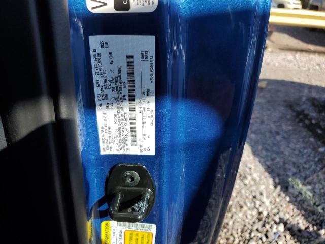 1FTMF1C56PKF86778 - 2023 FORD F150 BLUE photo 12