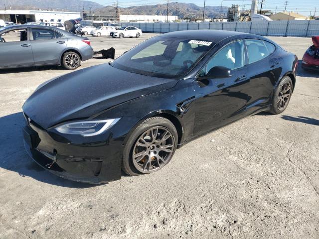 5YJSA1E54NF468600 - 2022 TESLA MODEL S BLACK photo 1