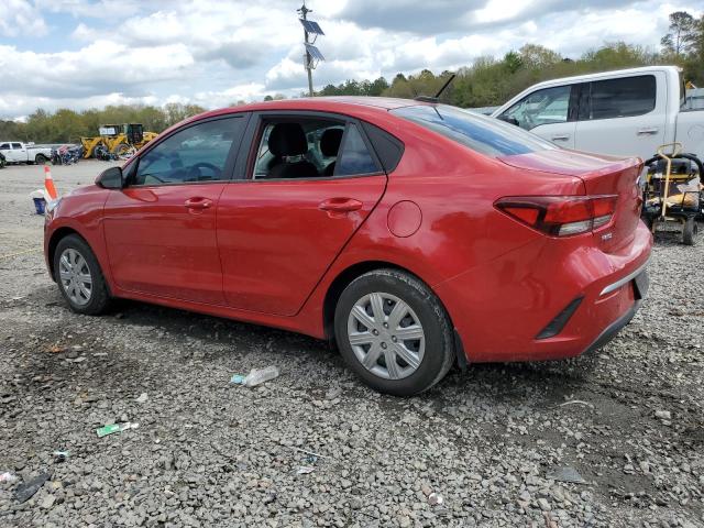 3KPA24AD1ME385623 - 2021 KIA RIO LX RED photo 2