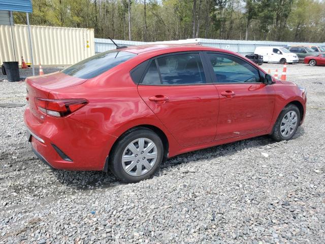 3KPA24AD1ME385623 - 2021 KIA RIO LX RED photo 3