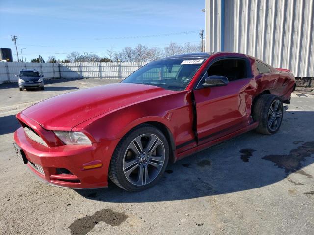 1ZVBP8AM3D5221652 - 2013 FORD MUSTANG RED photo 1