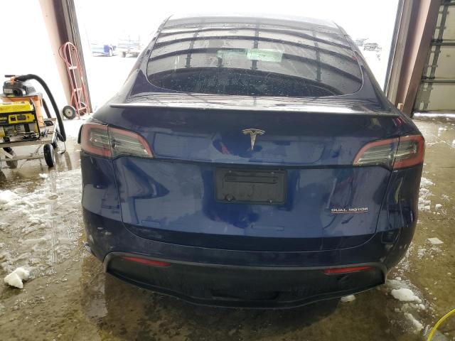 7SAYGDEF3NF520353 - 2022 TESLA MODEL Y BLUE photo 6