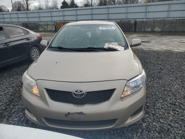 1NXBU4EE6AZ222783 - 2010 TOYOTA COROLLA BASE GOLD photo 5