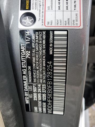 WDDHF5KB0FB128254 - 2015 MERCEDES-BENZ E 350 GRAY photo 12