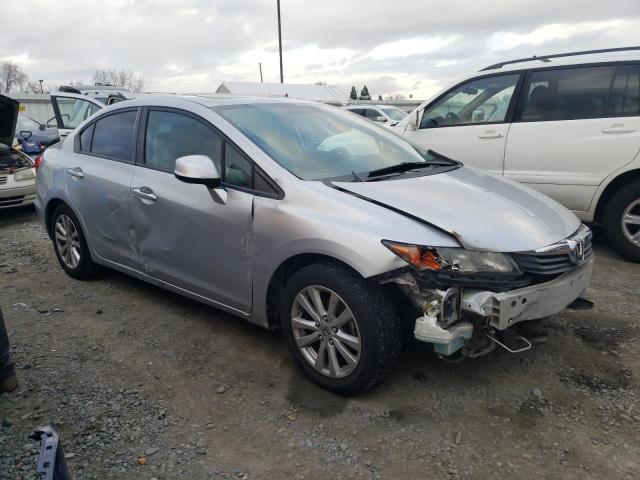 19XFB2F88CE320398 - 2012 HONDA CIVIC EX SILVER photo 4