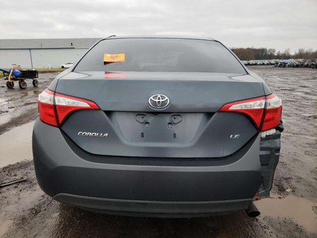 2T1BURHE1FC448330 - 2015 TOYOTA COROLLA L GRAY photo 6