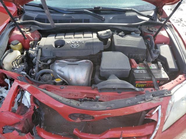 4T4BF3EK5AR020629 - 2010 TOYOTA CAMRY BASE RED photo 11