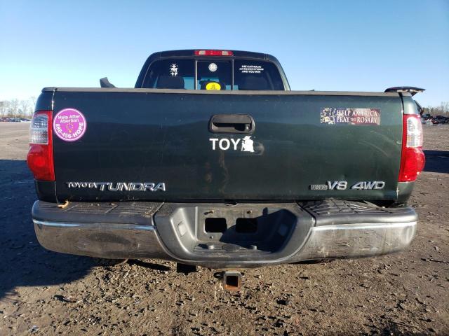 5TBBT44146S481721 - 2006 TOYOTA TUNDRA ACCESS CAB SR5 GREEN photo 6