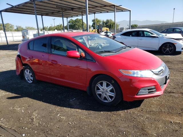 JHMZE2H32DS004028 - 2013 HONDA INSIGHT RED photo 4