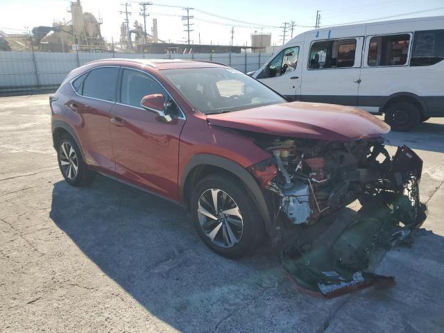 JTJBJRBZ8J2089812 - 2018 LEXUS NX 300H RED photo 4