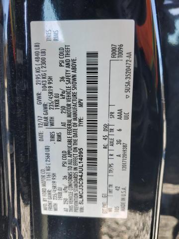 5LMCJ3C94JUL14095 - 2018 LINCOLN MKC RESERVE Siyah fotoğraf 12