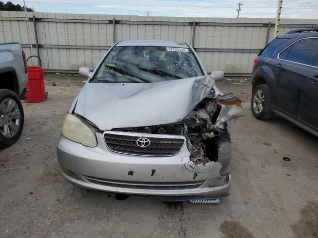 2T1BR32E45C392678 - 2005 TOYOTA COROLLA CE SILVER photo 5