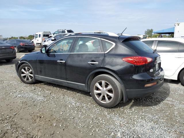 JNKAJ09F28M357241 - 2008 INFINITI EX35 BASE შავი ფოტო 2