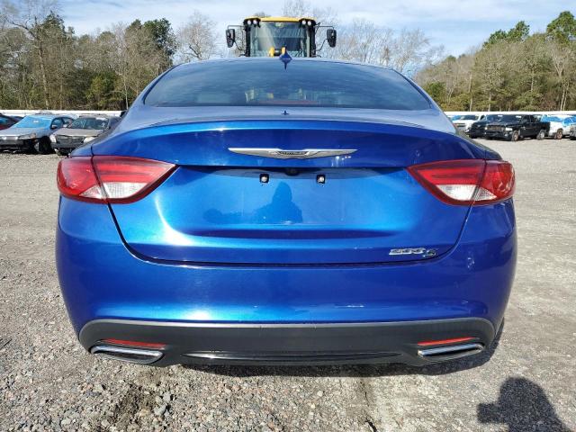 1C3CCCBB4GN144723 - 2016 CHRYSLER 200 S BLUE photo 6