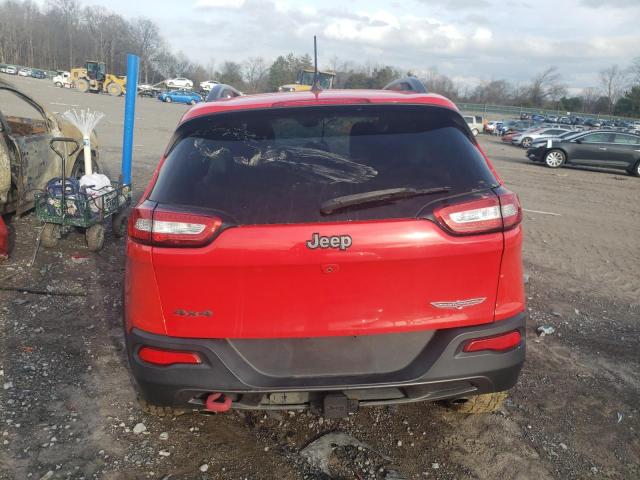 1C4PJMBS8HW625286 - 2017 JEEP CHEROKEE TRAILHAWK RED photo 6