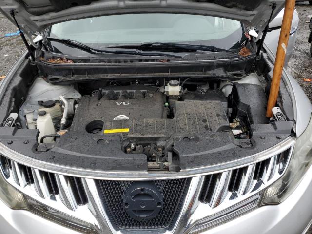 JN8AZ18U99W012010 - 2009 NISSAN MURANO S SILVER photo 11