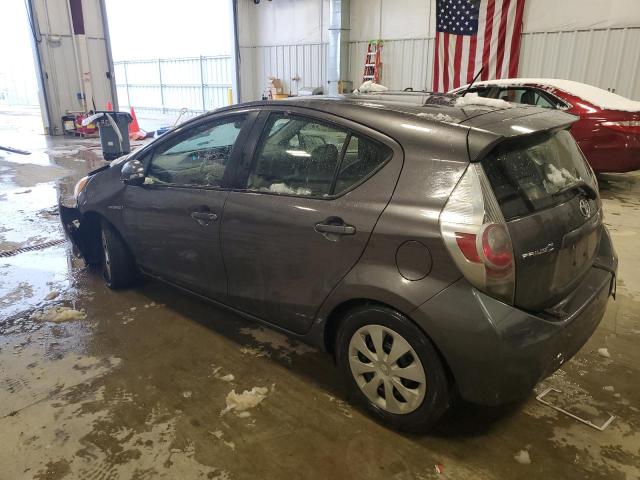 JTDKDTB3XE1069933 - 2014 TOYOTA PRIUS C GRAY photo 2