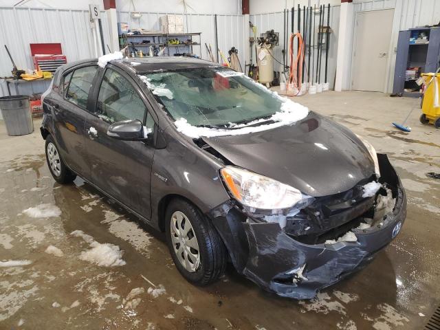 JTDKDTB3XE1069933 - 2014 TOYOTA PRIUS C GRAY photo 4