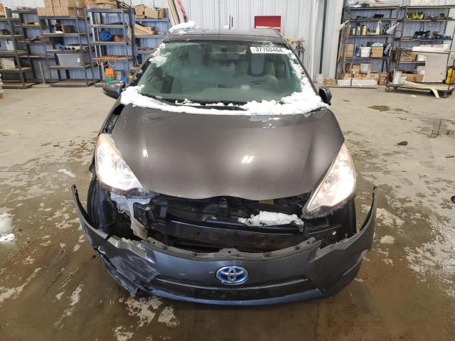 JTDKDTB3XE1069933 - 2014 TOYOTA PRIUS C GRAY photo 5