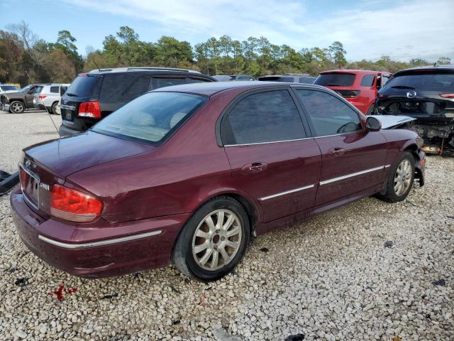 KMHWF35H15A143920 - 2005 HYUNDAI SONATA GLS BURGUNDY photo 3