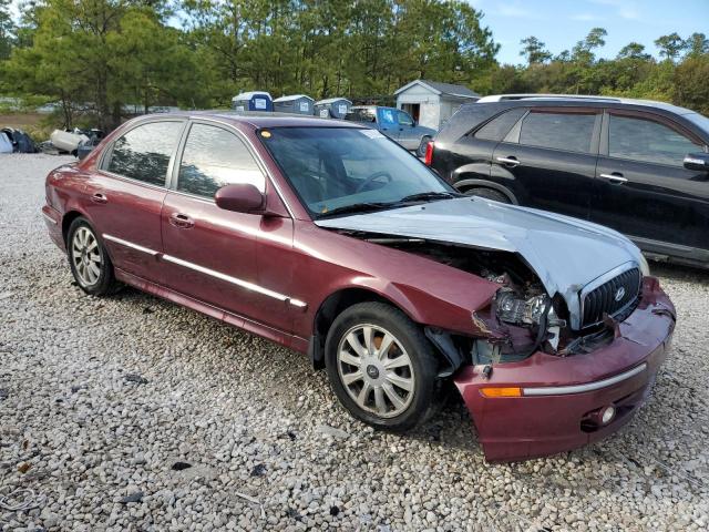 KMHWF35H15A143920 - 2005 HYUNDAI SONATA GLS BURGUNDY photo 4