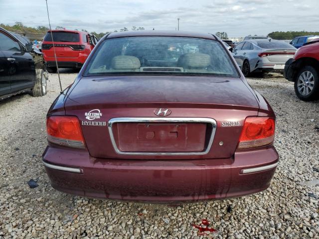 KMHWF35H15A143920 - 2005 HYUNDAI SONATA GLS BURGUNDY photo 6