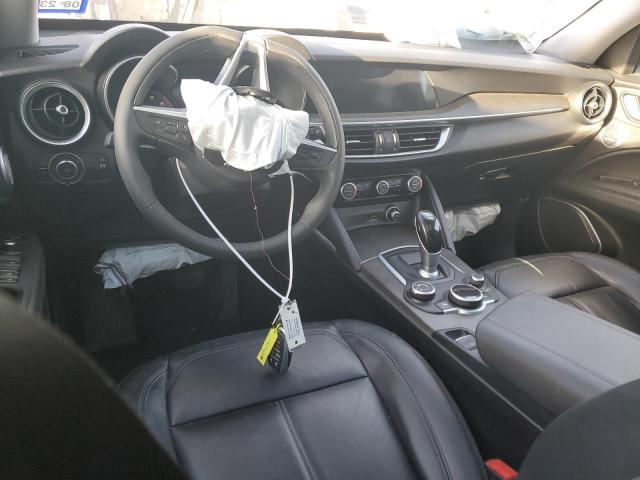 ZASFAKBN6J7B96781 - 2018 ALFA ROMEO STELVIO TI WHITE photo 8