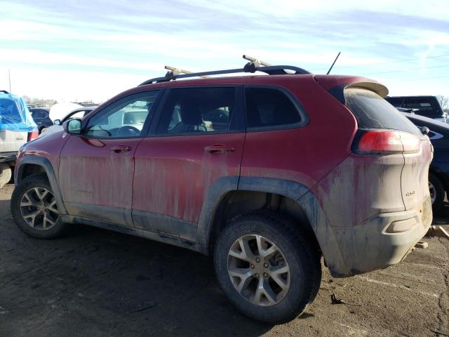 1C4PJMBS7FW662309 - 2015 JEEP CHEROKEE TRAILHAWK 栗色 照片 2