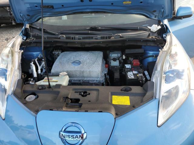 1N4AZ0CP7DC411781 - 2013 NISSAN LEAF S BLUE photo 11