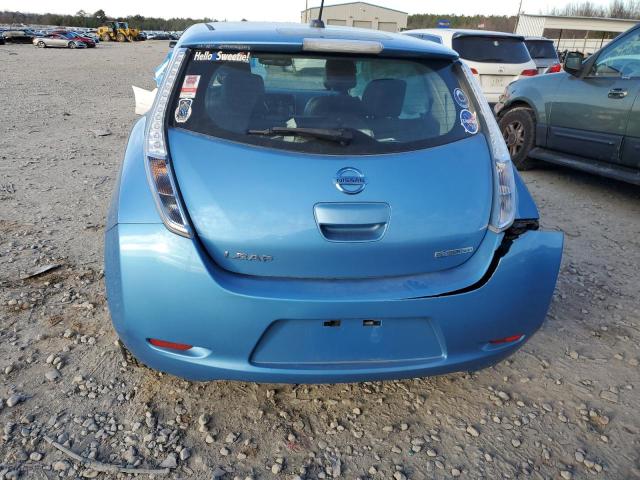 1N4AZ0CP7DC411781 - 2013 NISSAN LEAF S BLUE photo 6