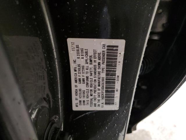 1HGCR2F3XDA062880 - 2013 HONDA ACCORD LX GRAY photo 12