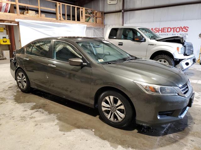 1HGCR2F3XDA062880 - 2013 HONDA ACCORD LX GRAY photo 4