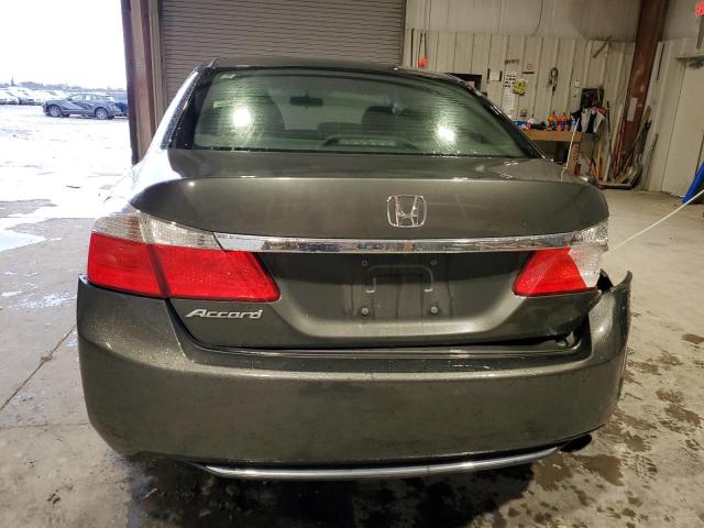 1HGCR2F3XDA062880 - 2013 HONDA ACCORD LX GRAY photo 6