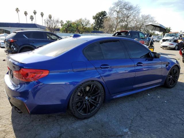 WBSJF0C53KB446752 - 2019 BMW M5 BLUE photo 3