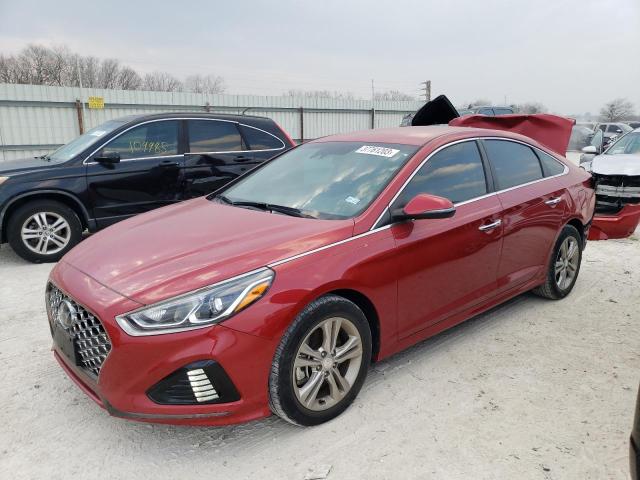 5NPE34AF8KH759797 - 2019 HYUNDAI SONATA LIMITED RED photo 1