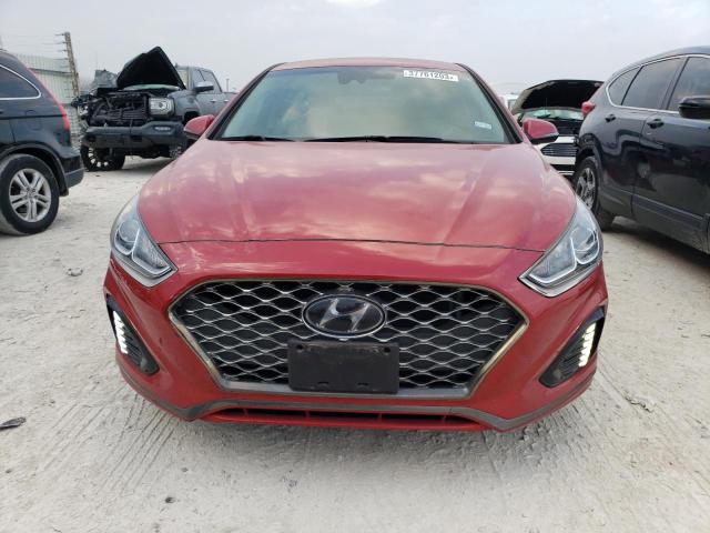 5NPE34AF8KH759797 - 2019 HYUNDAI SONATA LIMITED RED photo 5