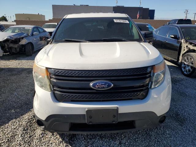 1FM5K8AR2FGB42793 - 2015 FORD EXPLORER POLICE INTERCEPTOR WHITE photo 5