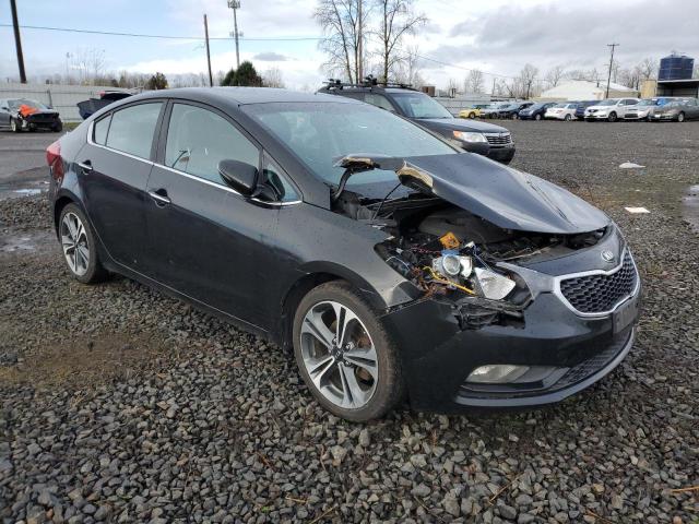 KNAFZ4A83G5528055 - 2016 KIA FORTE EX BLACK photo 4