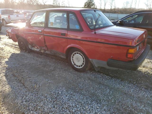 YV1AS880XN1462062 - 1992 VOLVO 240 BASE RED photo 2