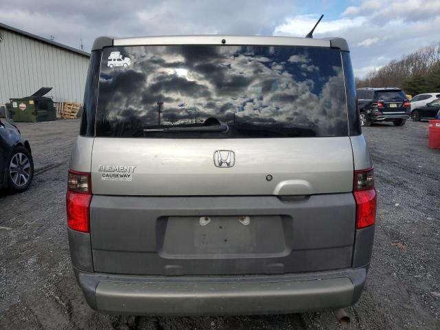 5J6YH28684L024576 - 2004 HONDA ELEMENT EX GRAY photo 6