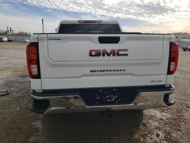 3GTU9BED9MG231155 - 2021 GMC SIERRA K1500 SLE WHITE photo 6