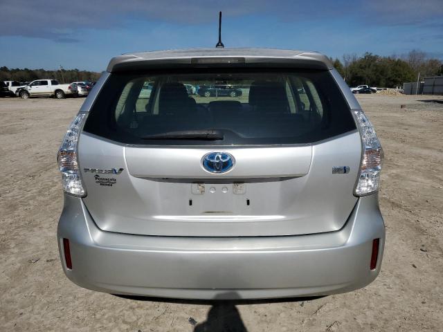 JTDZN3EU2D3195237 - 2013 TOYOTA PRIUS V SILVER photo 6